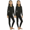 ViCherub Girls Thermal Underwear Set, Long Johns for Kids