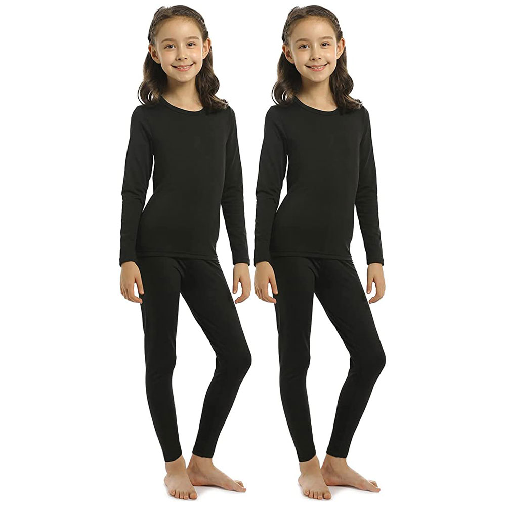 ViCherub Girls Thermal Underwear Set, Long Johns for Kids