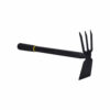 Yardwe Hoe and Cultivator Hand Tiller Manganese Steel Flower and Vegetable Tiller